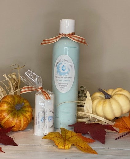 ***CLEARANCE*** Scents of Autumn Hydrating Botanical Lotion and Moisturizing Lip Balm Set