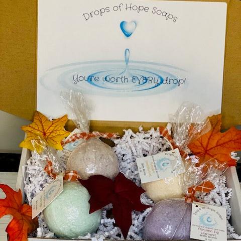 Scents of Autumn Moisturizing Bath Bomb Set