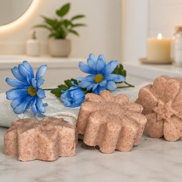 Pink Salt Scrub Bar