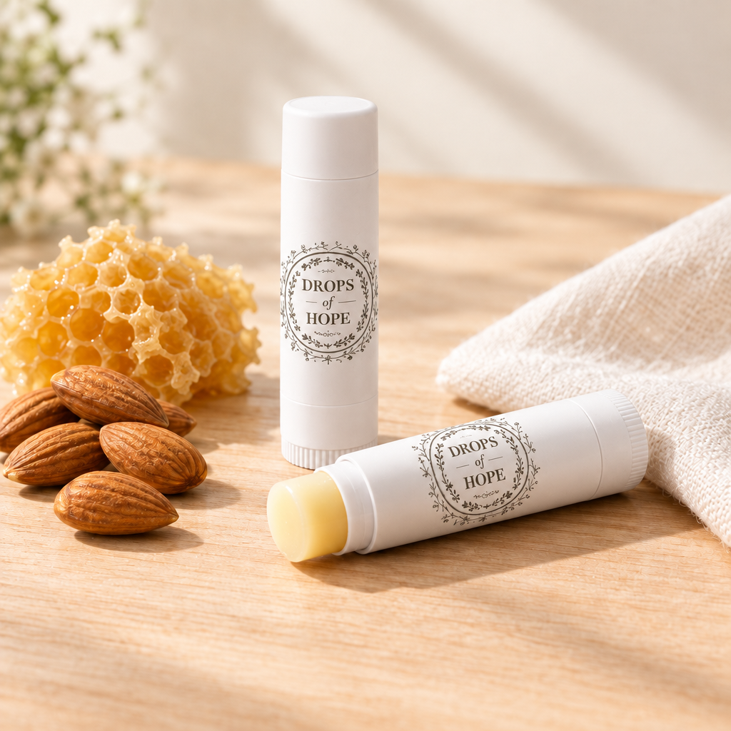Moisturizing Lip Balm 2-pack in white tubes