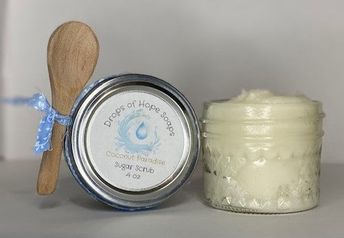 An essential part of skincare, this all-natural Sugar Scrub will exfoliate, detoxify, and cleanse your skin. The scrub also contains essential oils for a subtle, calming scent. Infused with lemon and champagne extract, this super scrub will leave your whole body feeling fresh, rejuvenated, silky-smooth, and moisturized.  A self-care MUST!