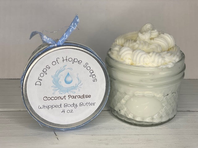 Our Body Butter has a fluffy texture that spreads easily and absorbs quickly, leaving you with smooth, touchable skin. Pamper yourself with this indulgent formula that melts on contact and provides intense hydration. Give your skin the love and care it deserves with Whipped Body Butter.